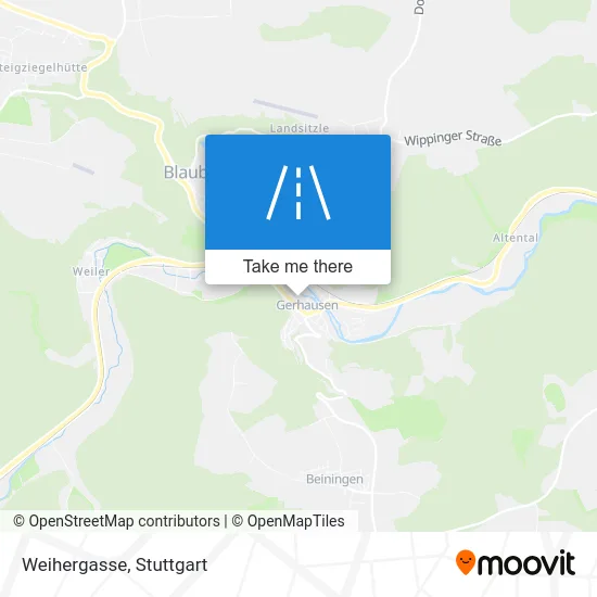 Карта Weihergasse