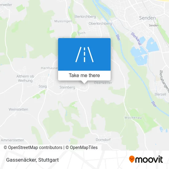 Карта Gassenäcker