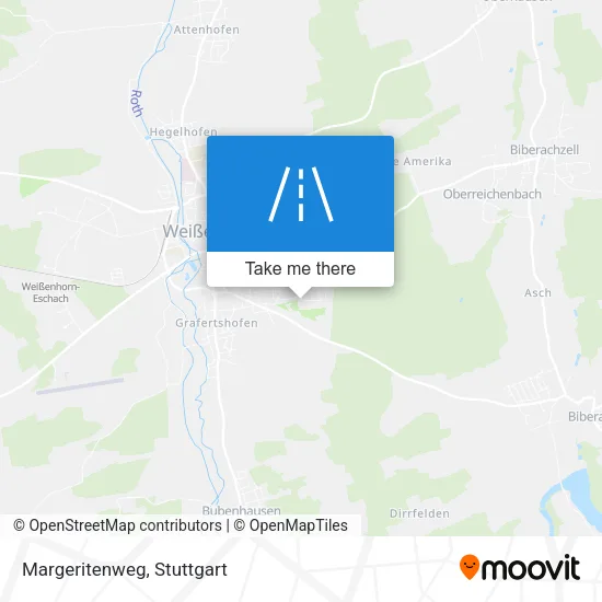 Карта Margeritenweg