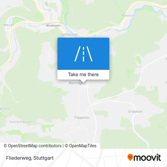 Карта Fliederweg