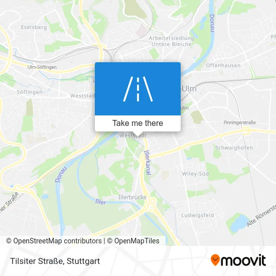 Карта Tilsiter Straße