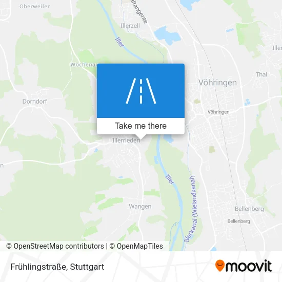 Карта Frühlingstraße