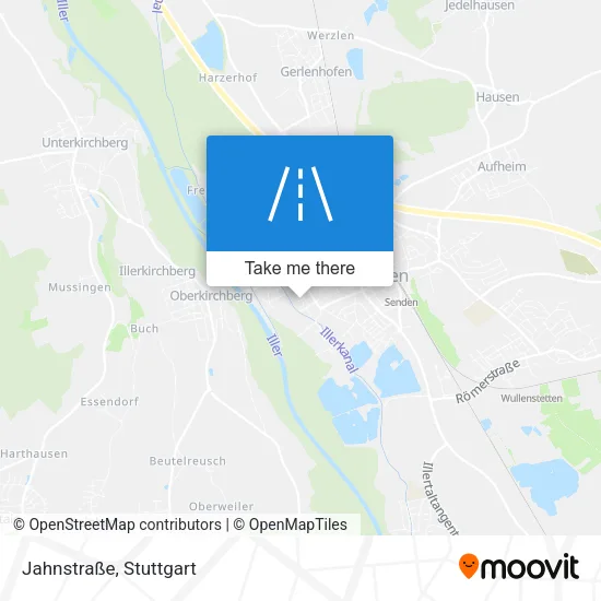 Карта Jahnstraße