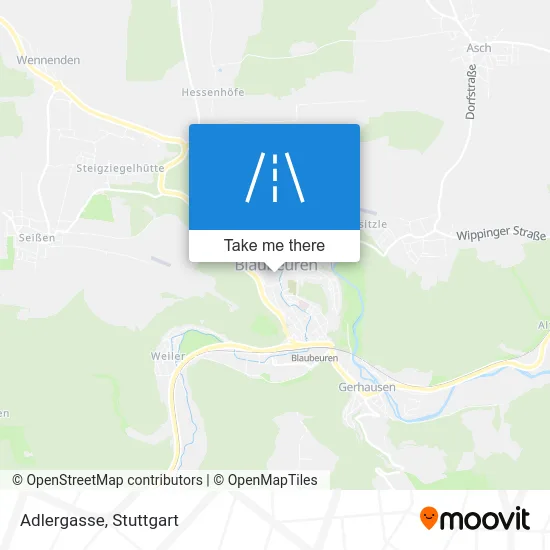 Карта Adlergasse