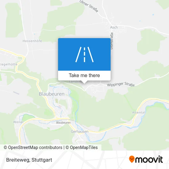 Карта Breiteweg