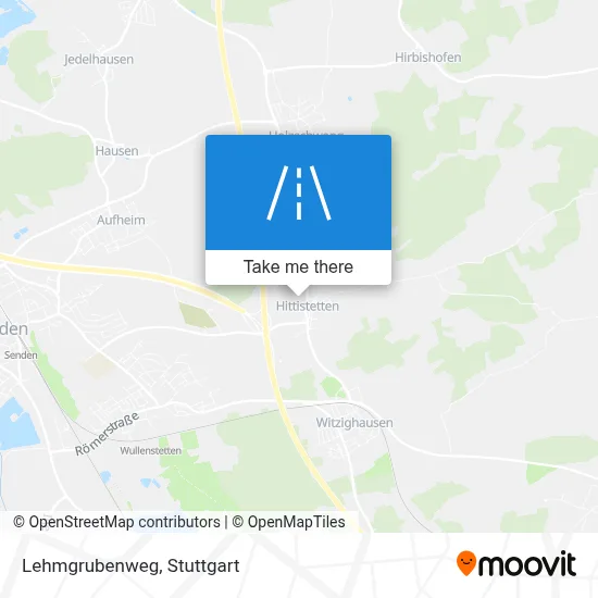 Lehmgrubenweg map