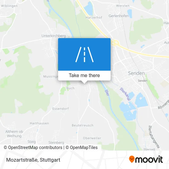 Карта Mozartstraße