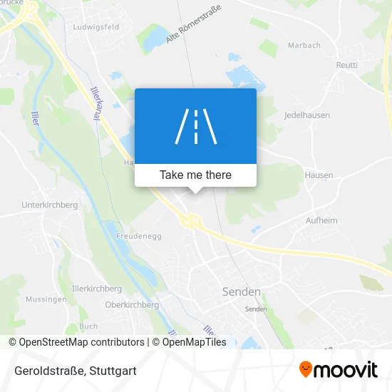 Карта Geroldstraße