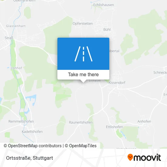 Карта Ortsstraße