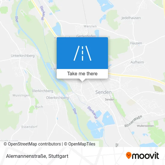 Карта Alemannenstraße