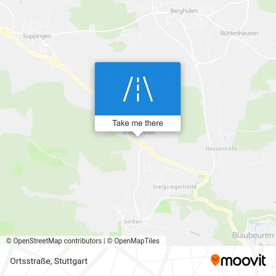 Карта Ortsstraße