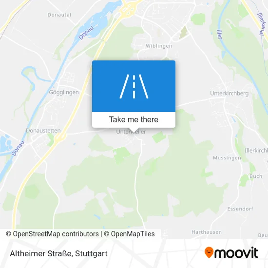 Карта Altheimer Straße