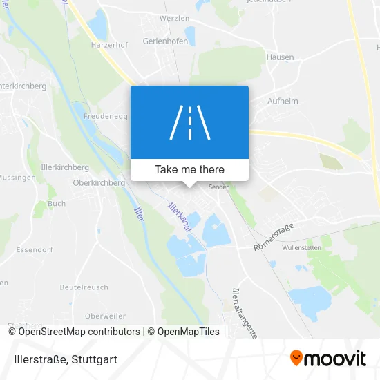 Карта Illerstraße