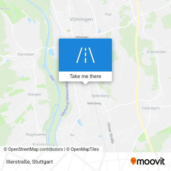 Карта Illerstraße