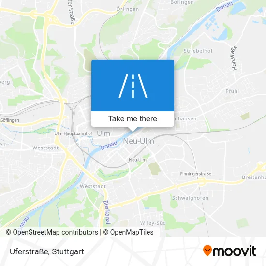 Карта Uferstraße