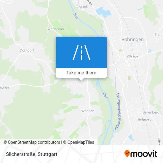 Карта Silcherstraße