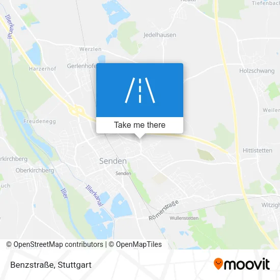 Карта Benzstraße