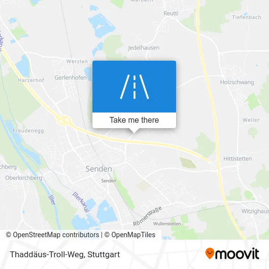 Карта Thaddäus-Troll-Weg