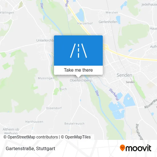 Карта Gartenstraße