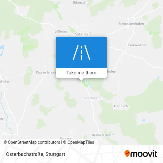 Карта Osterbachstraße