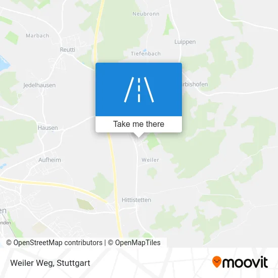 Карта Weiler Weg