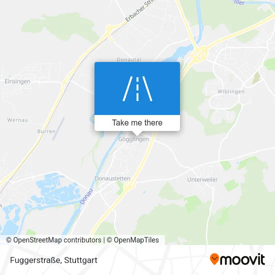 Карта Fuggerstraße