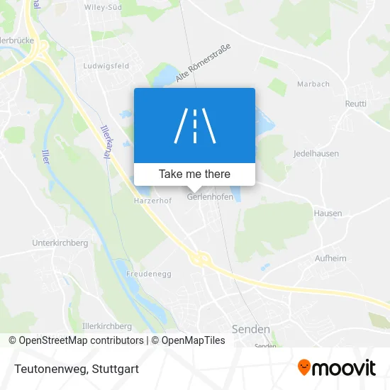 Карта Teutonenweg