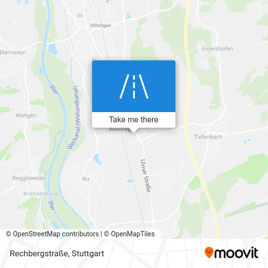 Карта Rechbergstraße