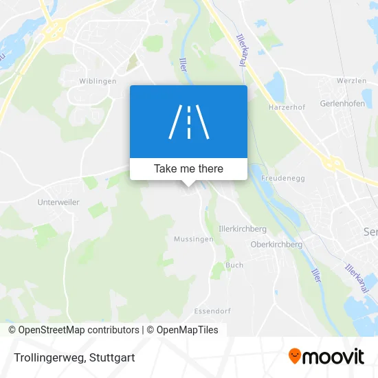 Карта Trollingerweg