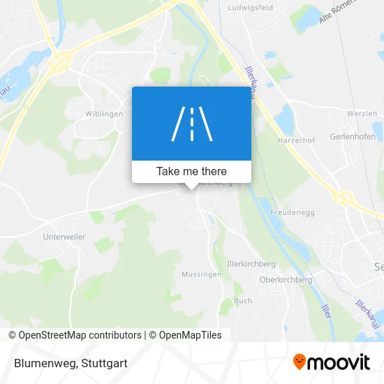 Карта Blumenweg