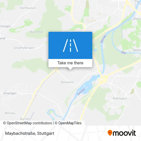 Карта Maybachstraße