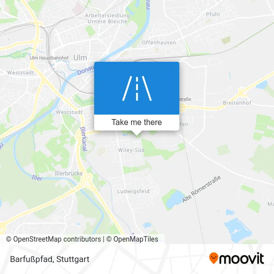 Карта Barfußpfad