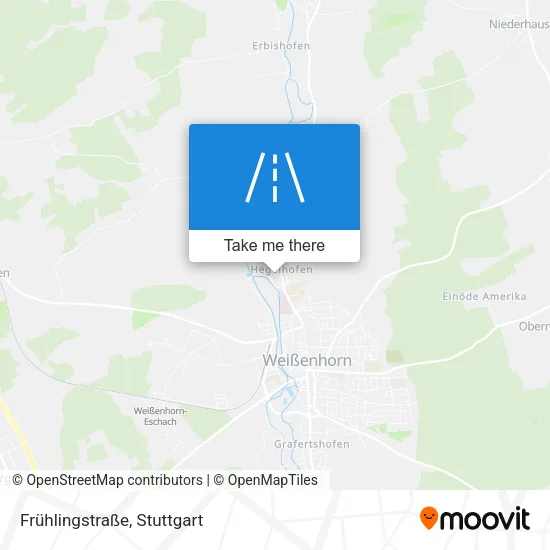 Карта Frühlingstraße