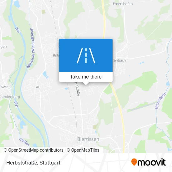 Карта Herbststraße