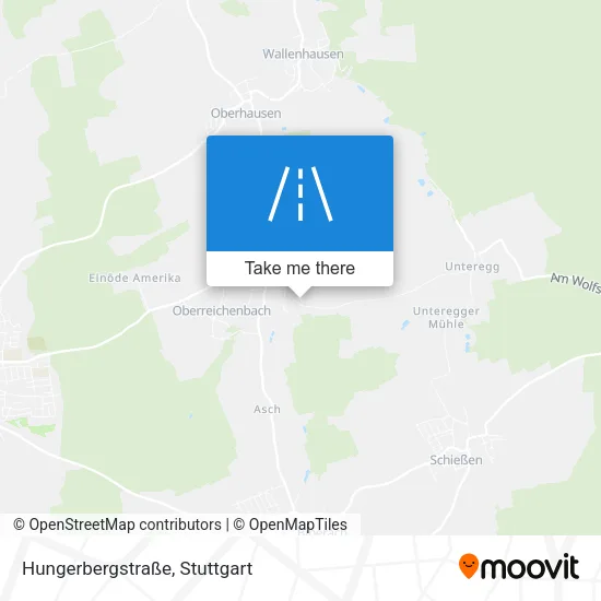 Карта Hungerbergstraße