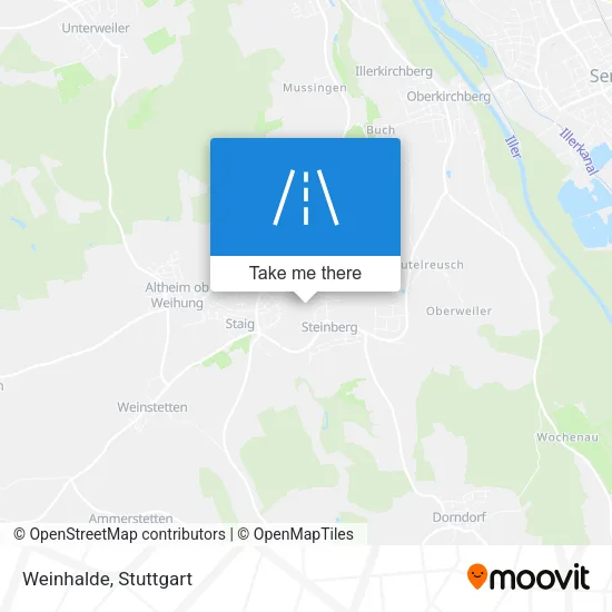 Карта Weinhalde