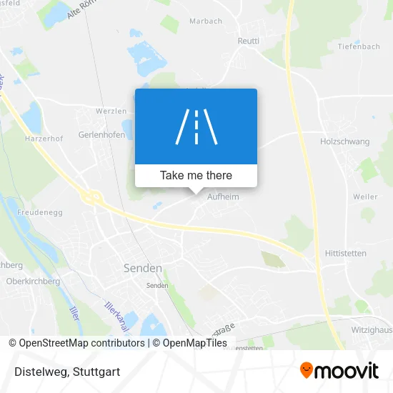 Карта Distelweg