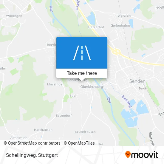 Карта Schellingweg