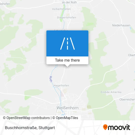 Карта Buschhornstraße