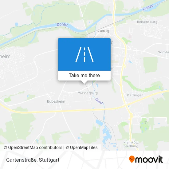 Карта Gartenstraße