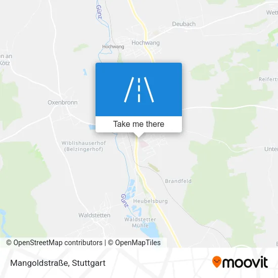 Карта Mangoldstraße