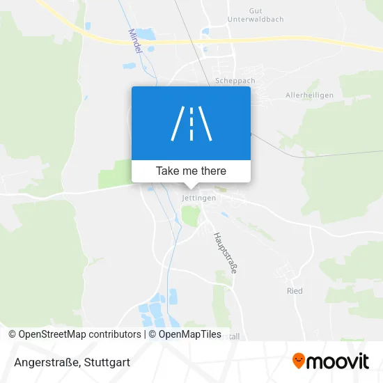 Карта Angerstraße