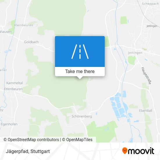 Карта Jägerpfad