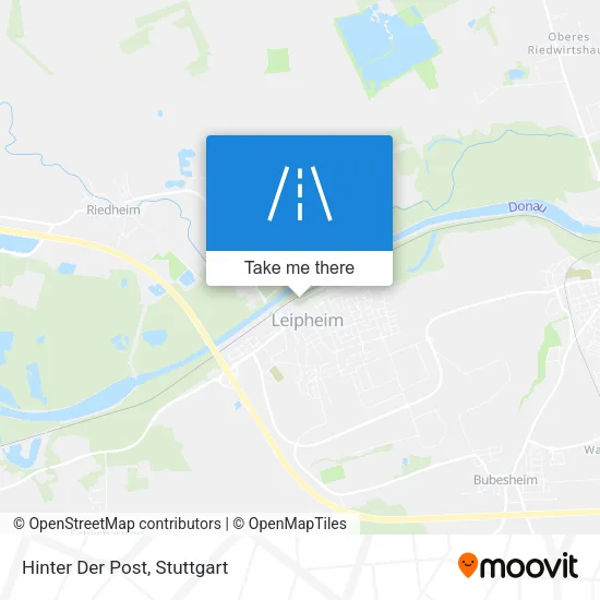 Карта Hinter Der Post