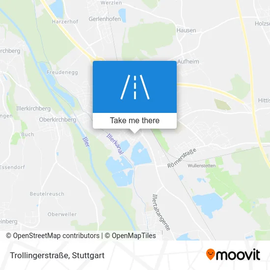 Карта Trollingerstraße