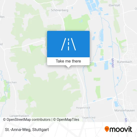 Карта St.-Anna-Weg