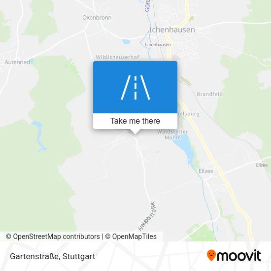 Карта Gartenstraße