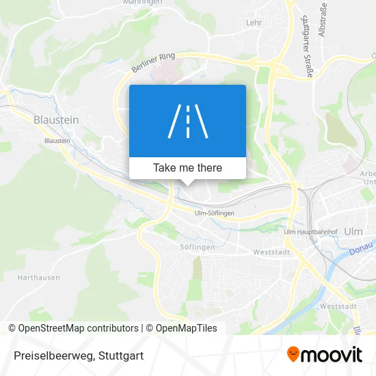 Карта Preiselbeerweg