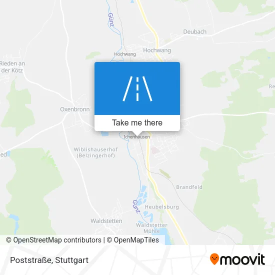 Карта Poststraße