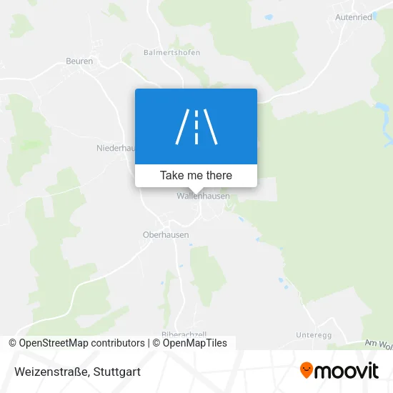 Карта Weizenstraße